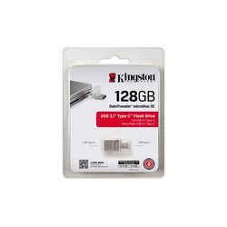 Kingston Digital 128GB Data Traveler MicroDuo USB 2.0 micro USB OTG DTDUO128GB