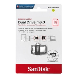 SanDisk Ultra 16GB Dual Drive m3.0 for Android Devices and Computers