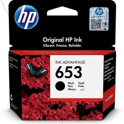 HP 653 Black Original Ink Advantage HP 653 Black Original Ink Advantage Cartridge
