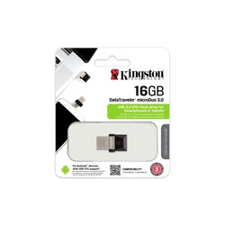 Kingston Digital 16GB Data Traveler MicroDuo USB 2.0 micro USB OTG DTDUO16GB